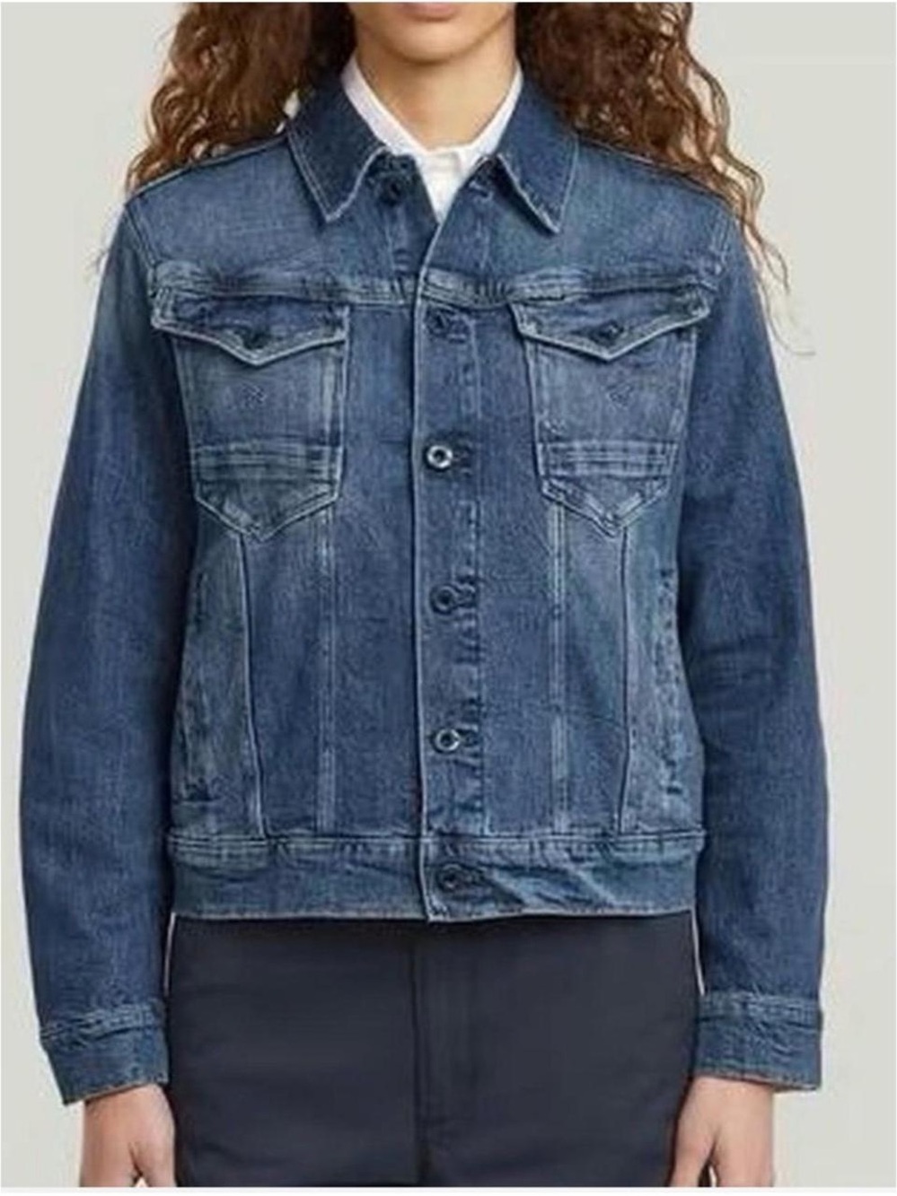 G-Star Raw Women's Blue Denim Trucker Jacket